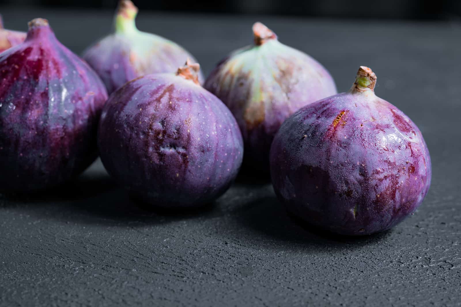 figs on dark background