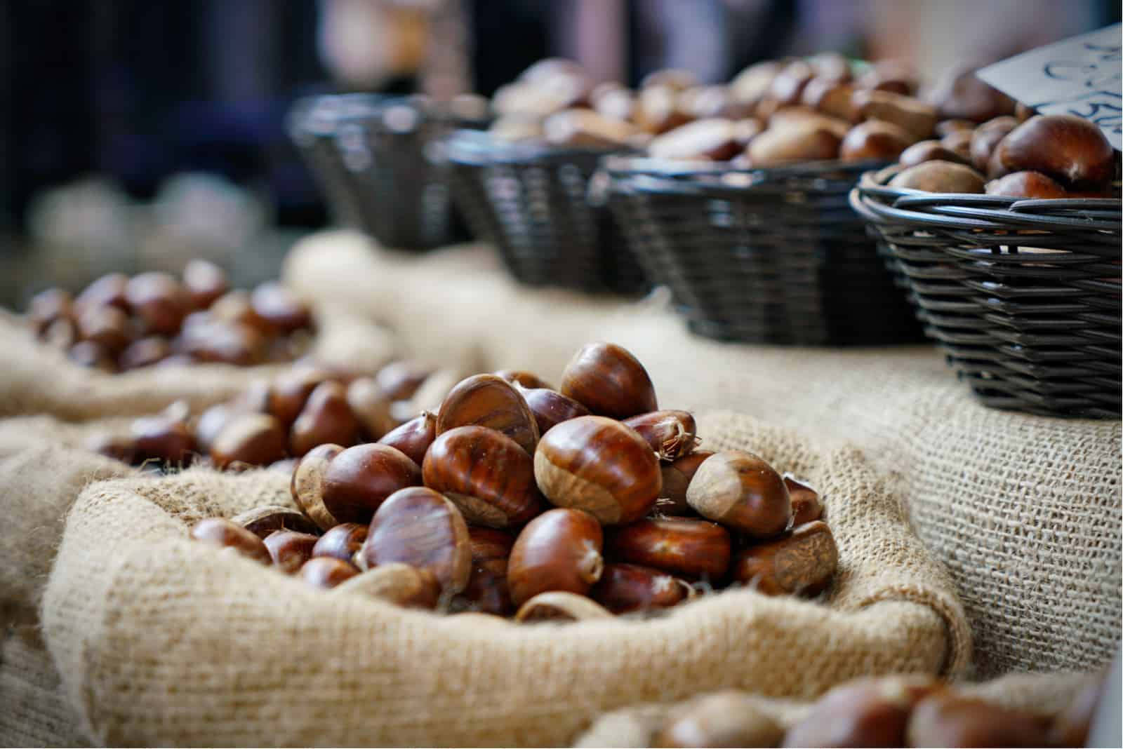 bags full of chestnuts