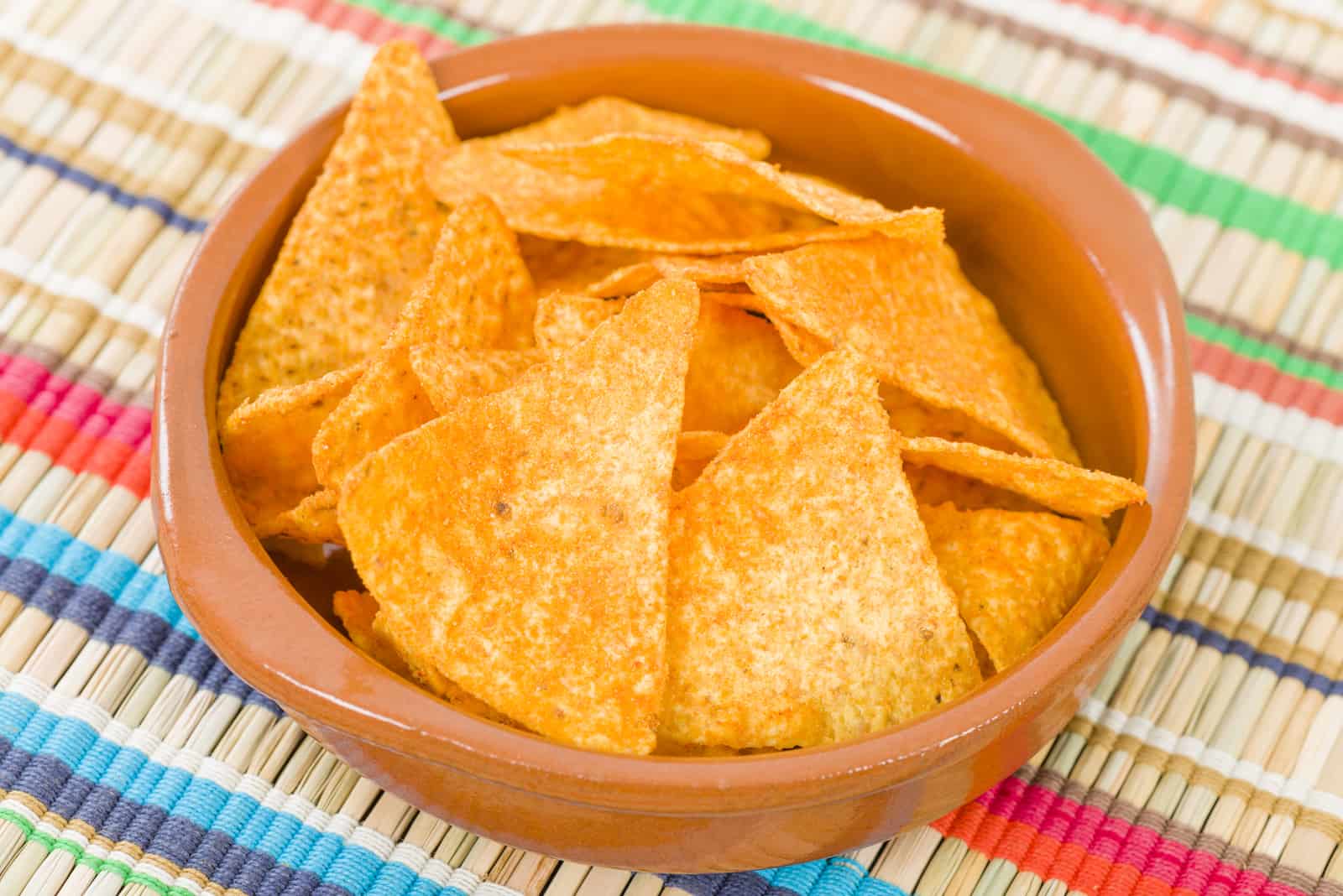 doritos chips in a bowl on the table