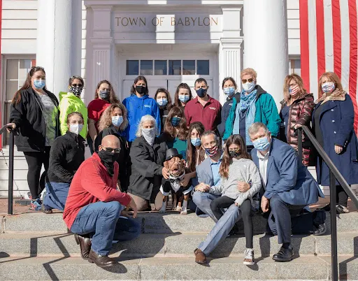 Special Needs Dog Gets Adopted By Town