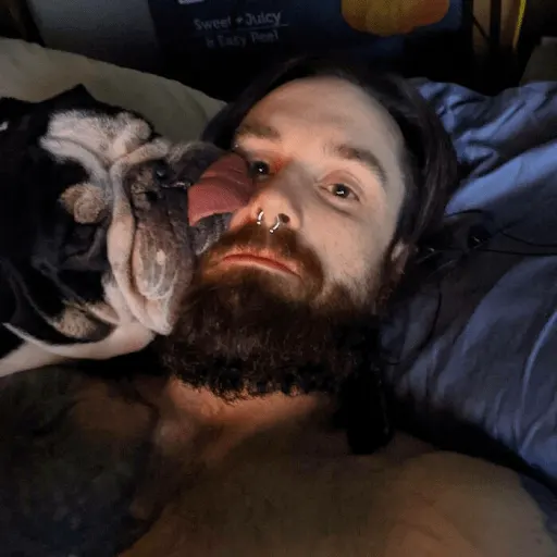 love between dog and his owner
