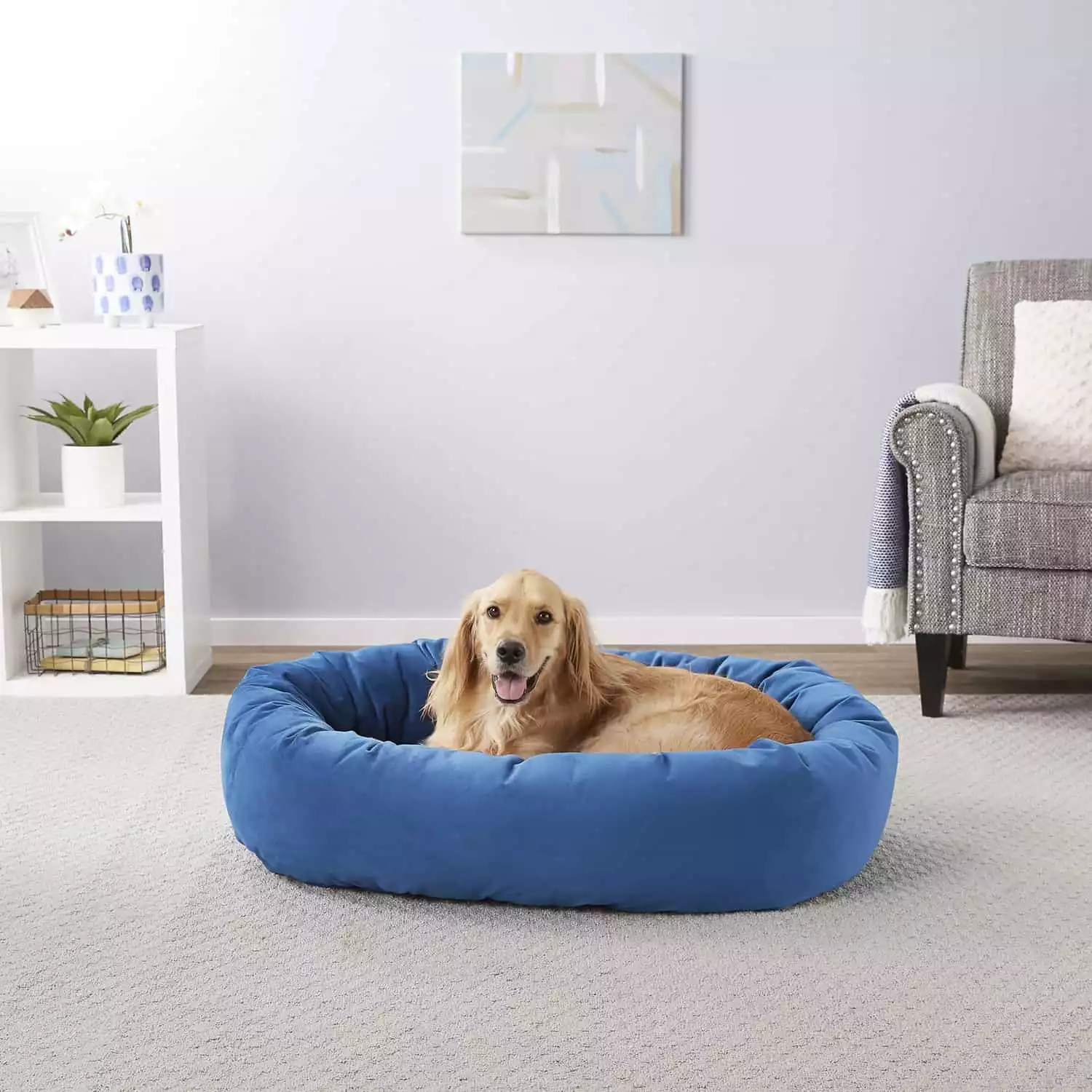 Frisco Velvet Round Bed