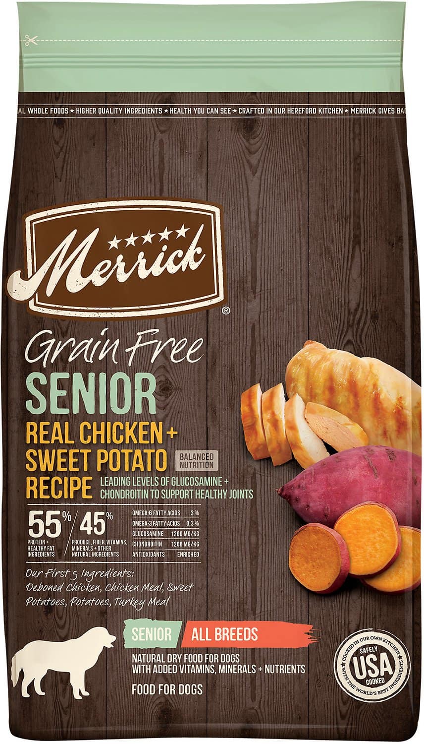 Merrick Grain-Free Senior Food