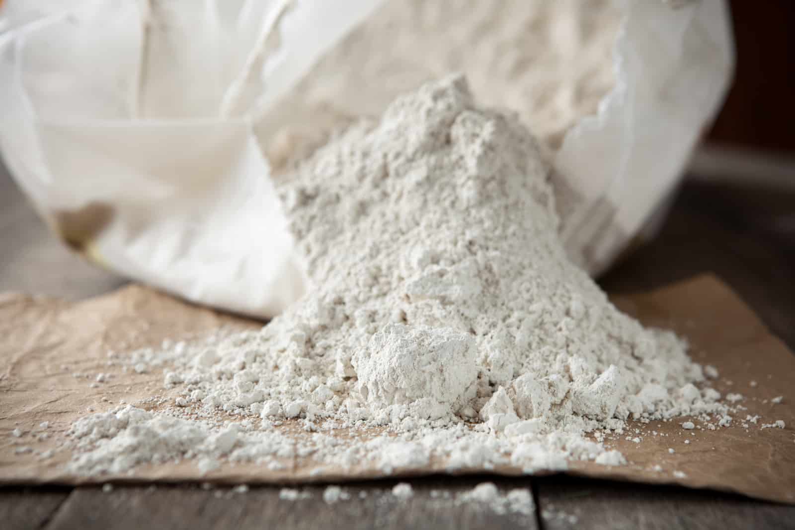 Diatomaceous Earth on the table