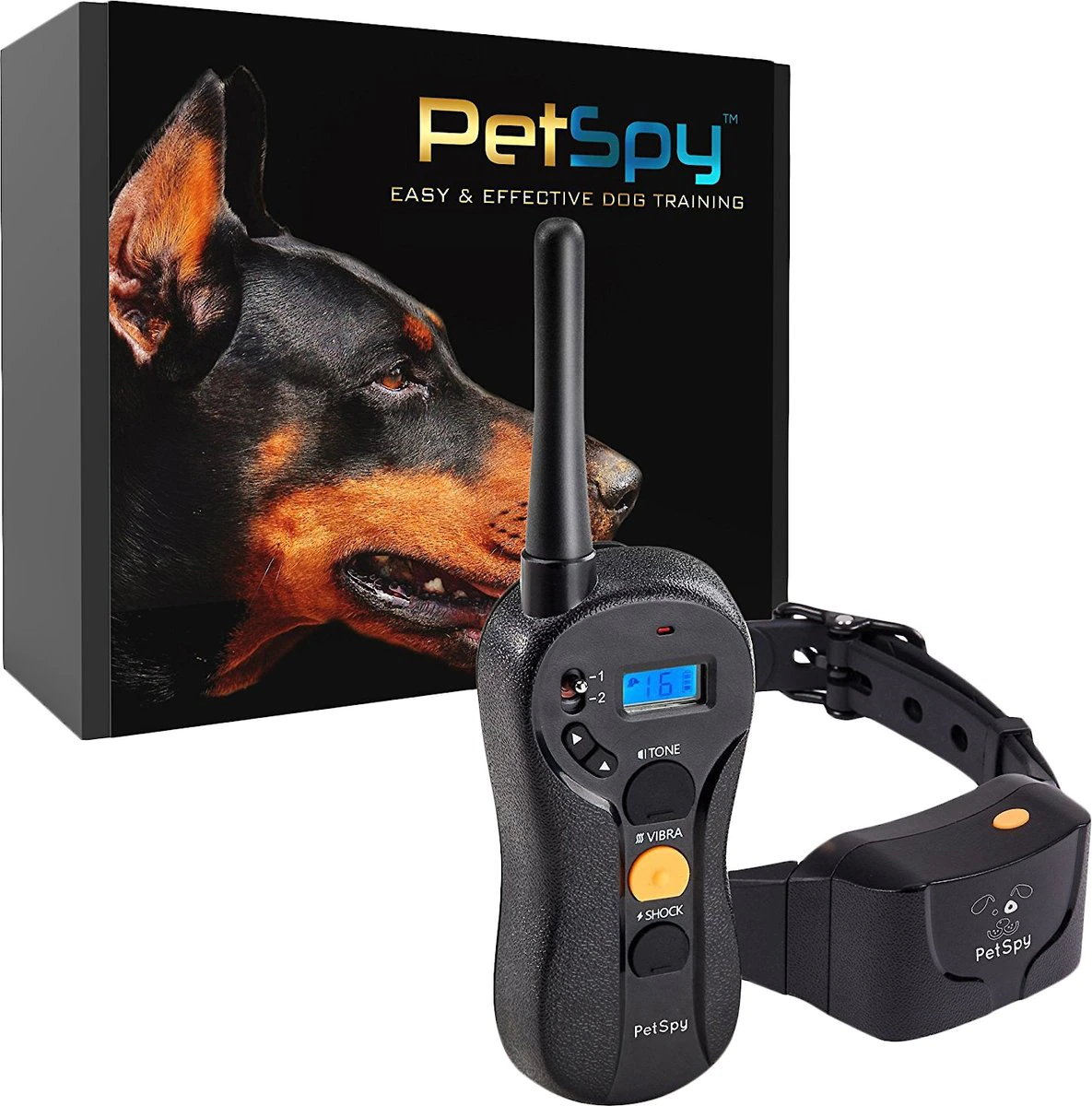 PetSpy Easy & Effective Waterproof Remote Dog Training Collar