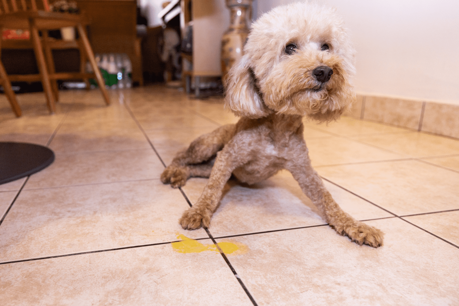 Yellow Dog Vomit Color
