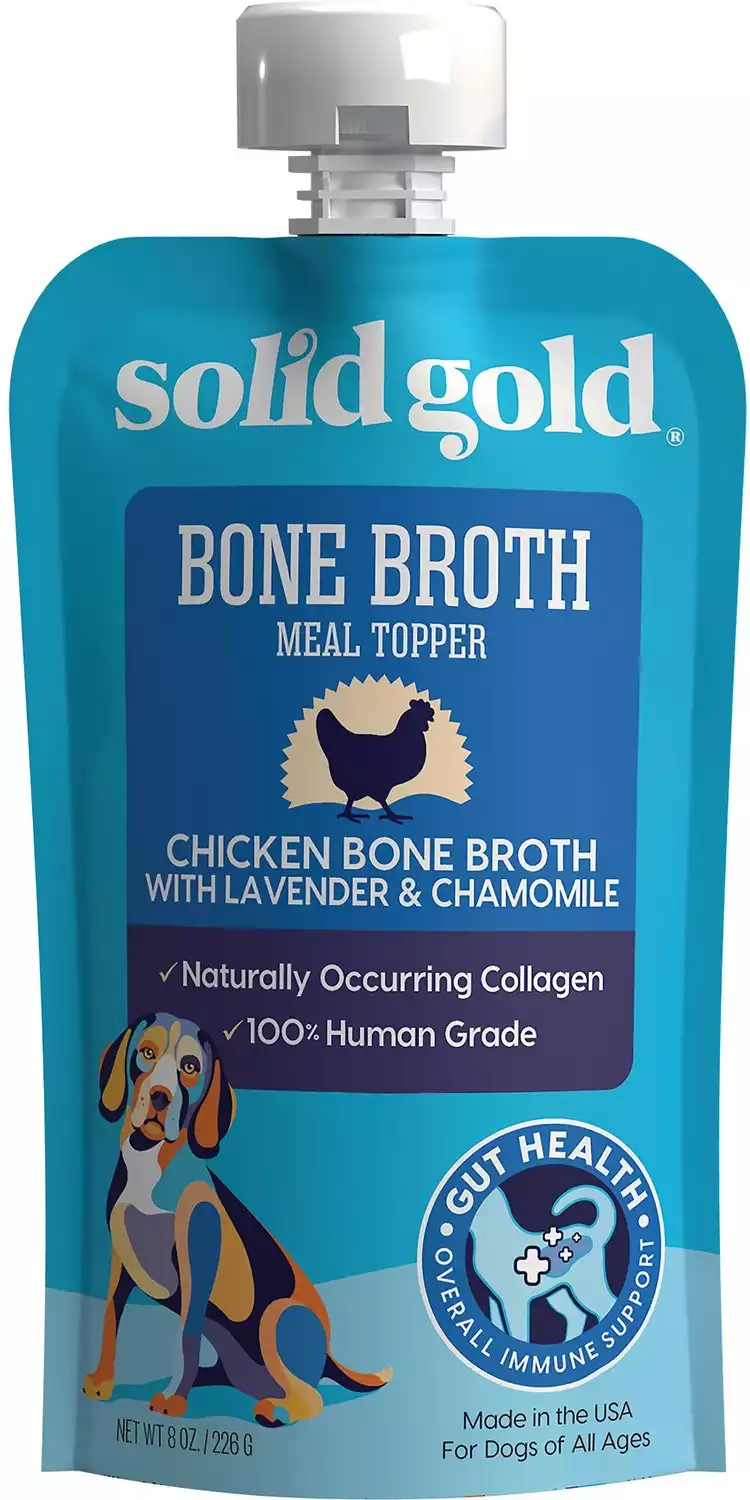 Solid Gold Chicken Bone Broth with Lavender & Chamomile