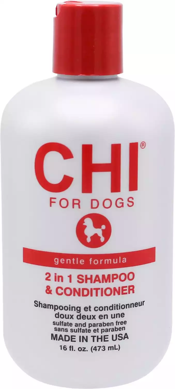 CHI Gentle 2 in1 Dog Shampoo & Conditioner, 16 -oz bottle