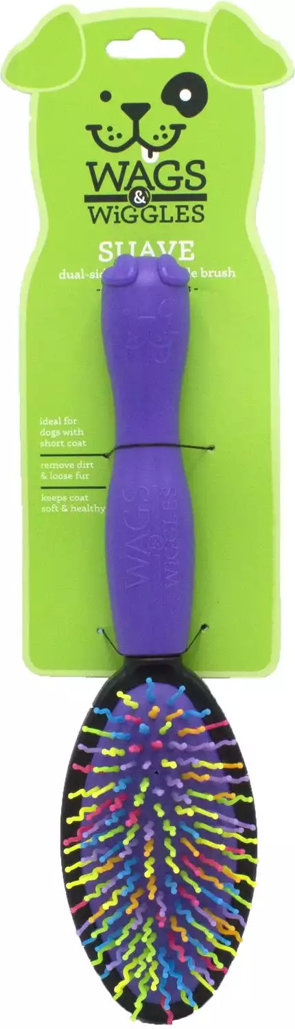 Wags & Wiggles Dual Sided Bristle & Wiggle Pin Brush