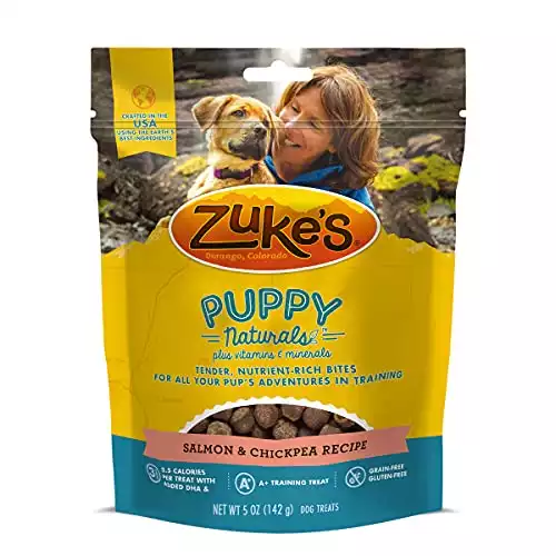 Zuke's Puppy Naturals Puppy Treats With Salmon and Chickpea