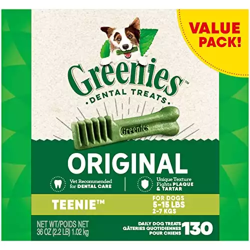 GREENIES Original TEENIE Natural Dog Dental Care Chews