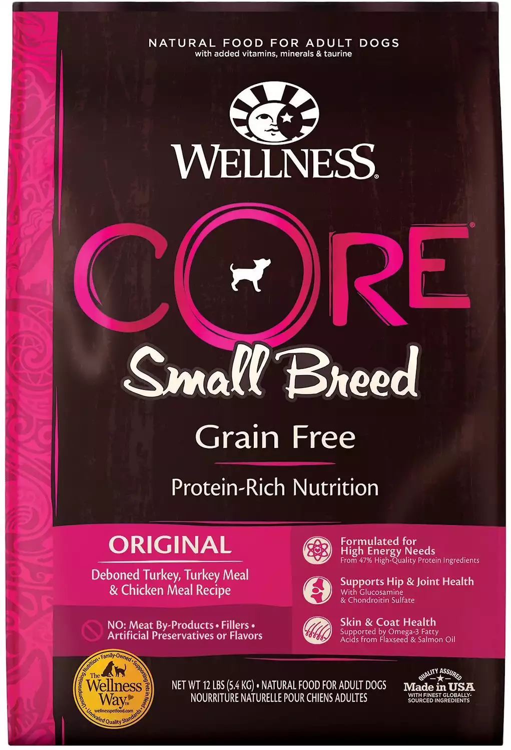 Wellness CORE Grain-Free Small Breed Turkey & Chicken