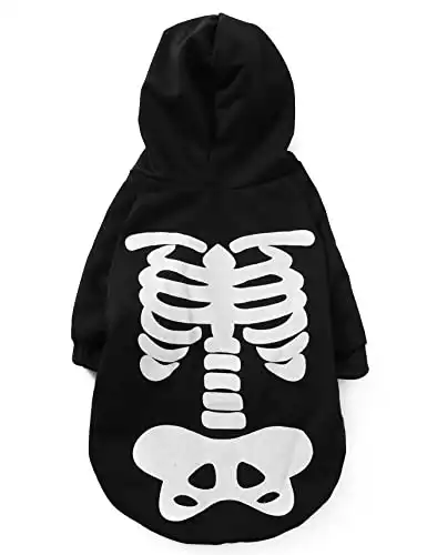 Coomour Halloween Pumpkin Hoodies For Dogs