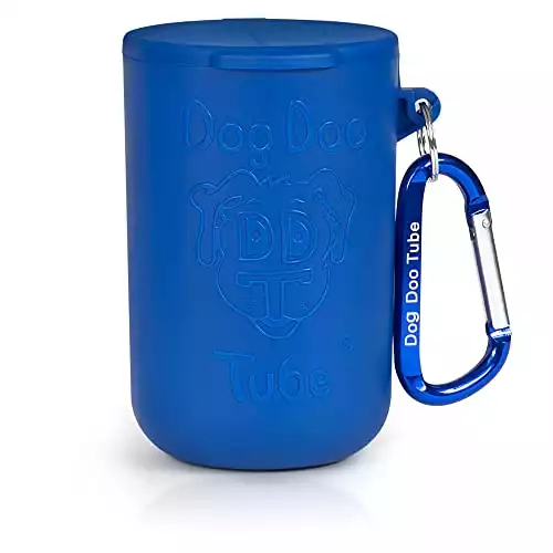 Dog Doo Tube Filled Dog Waste Bag Holder