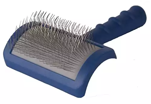 Quadow Tuffer Than Tangles Slicker Brush With Long Soft Pins