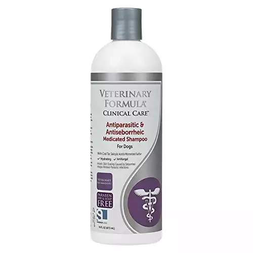 Veterinary Formula Clinical Care Antiparasitic And Antiseborrheic Medicated Shampoo