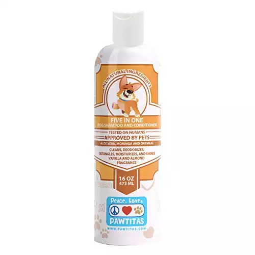 Pawtitas Organic Aromatherapy Pet Care Shampoo and Conditioner