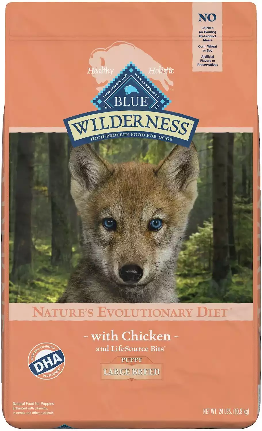 Blue Buffalo Wilderness Large Breed Puppy Chicken Recipe