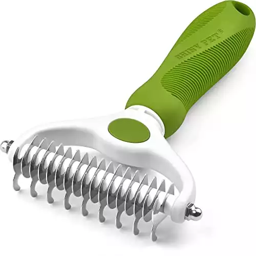 Shiny Pet Undercoat Rake For Dogs