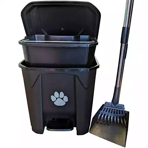 ZubyDog Dog Poop Trash Can