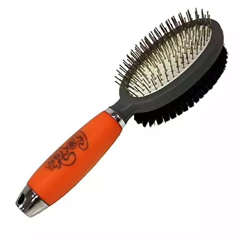 GoPets Professional Double Sided Pin & Bristle Brush