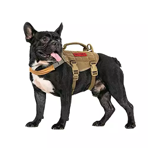 OneTigris Tactical Weighted Dog Harness For Small Dogs