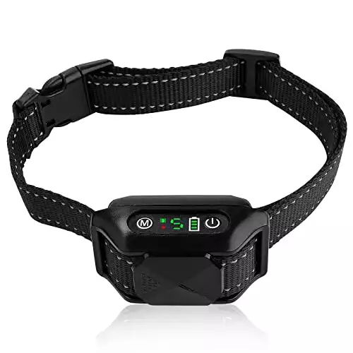 Rechargeable IPX7 Waterproof Bark Collar