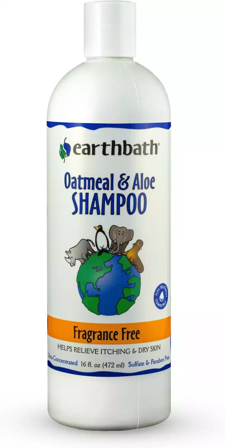 Earthbath Oatmeal & Aloe Fragrance Free Dog & Cat Shampoo