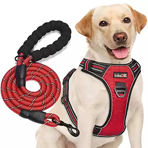 TobeDRI No Pull Dog Harness Adjustable Harness