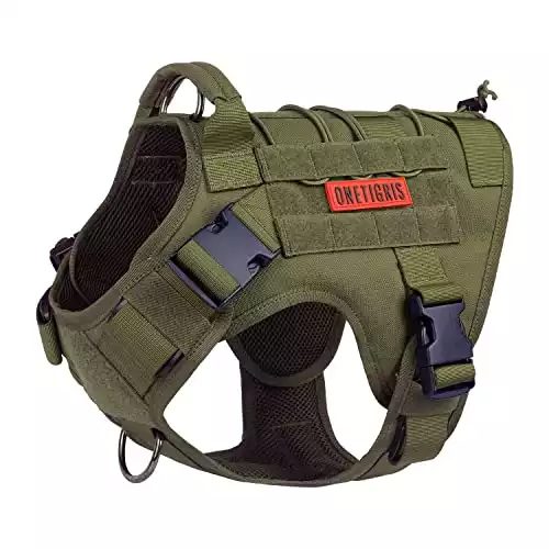 OneTigris Tactical Dog Harness For Medium To Large Dogs