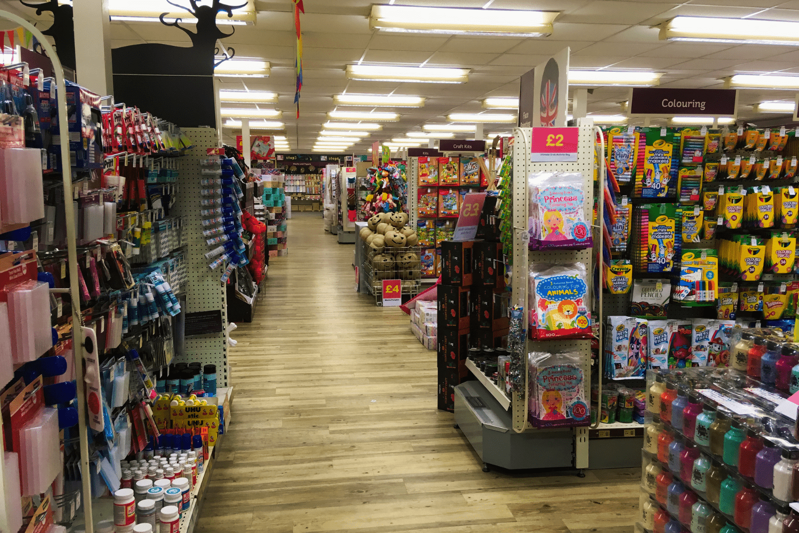 Hobby Lobby store inside