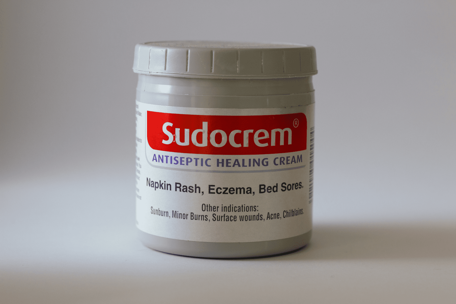 Sudocrem cream in a white box