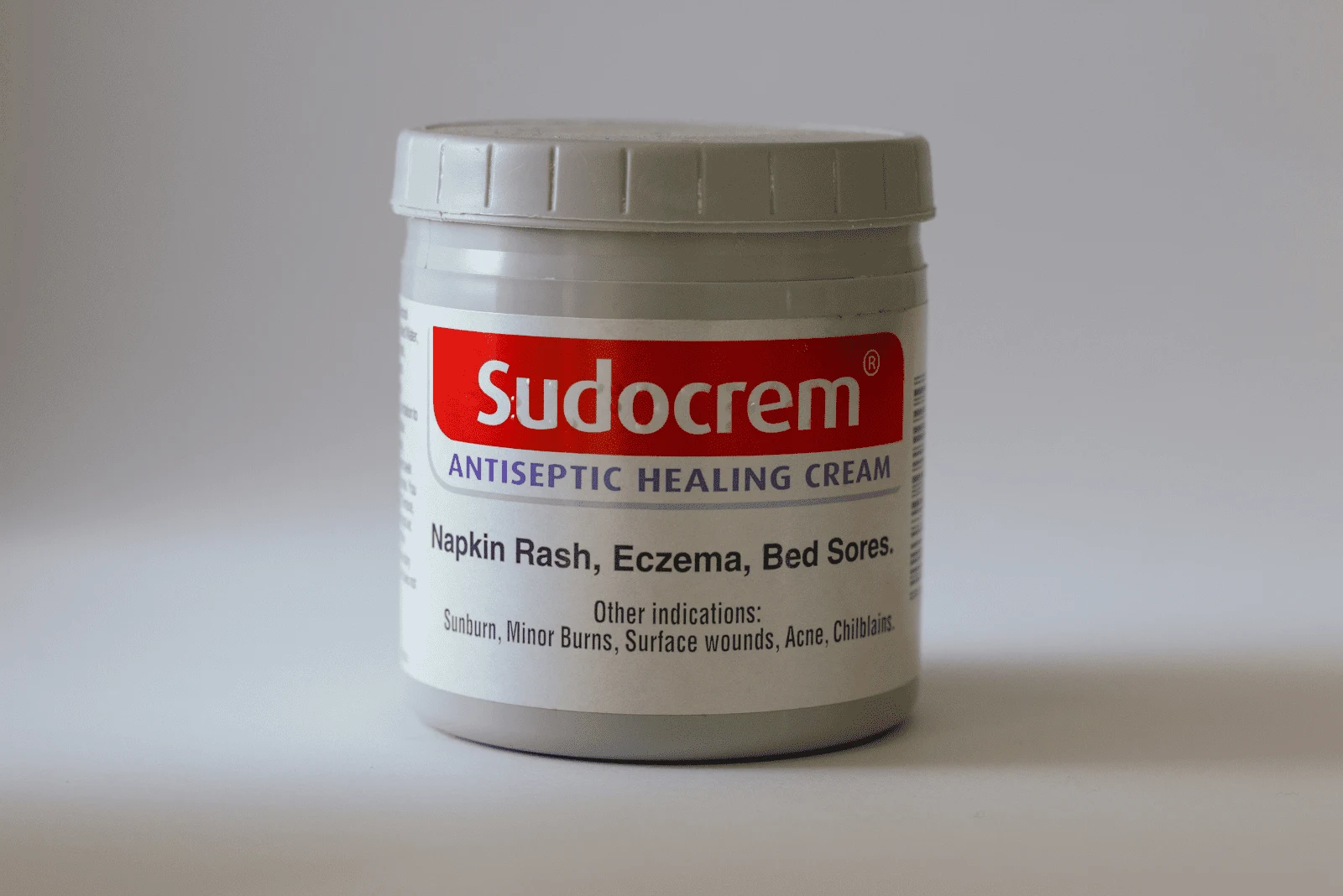 Sudocrem cream in a white box