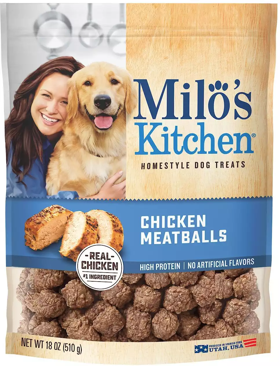 Milo's Kitchen Chicken Meatballs Dog Treats