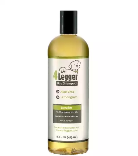 4-Legger Organic, Hypo-Allergenic, Lemongrass & Aloe Dog Shampoo