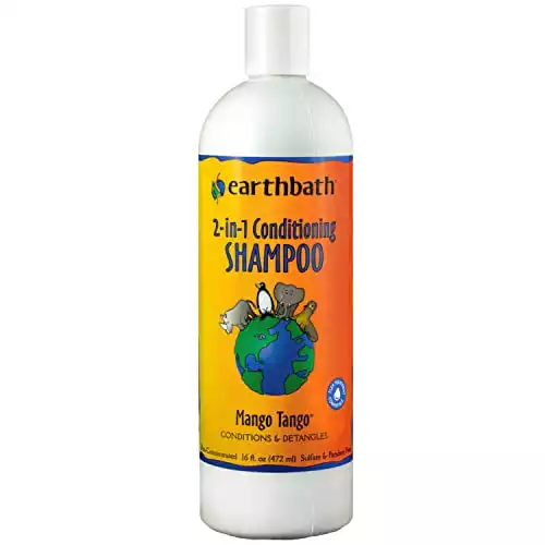 Earthbath 2-in-1 Conditioning Shampoo for Pets