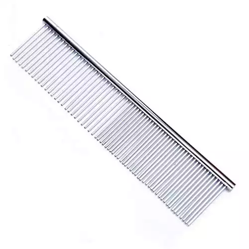 Pet Steel Comb With Rounded Ends