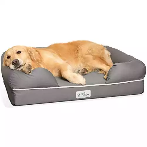 PetFusion Ultimate Dog Bed, Orthopedic Memory Foam