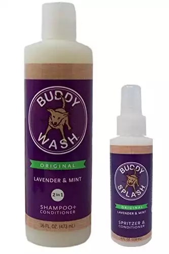 Buddy Wash Original Lavender & Mint Dog Shampoo & Conditioner