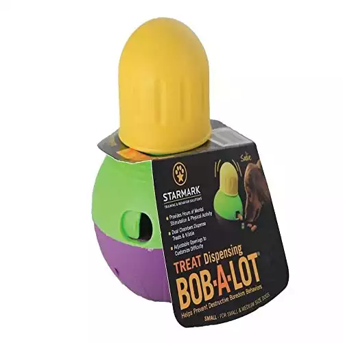 StarMark Bob-A-Lot Interactive Dog Toy