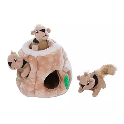 Outward Hound Hide A Squirrel Plush Dog Toy Puzzle