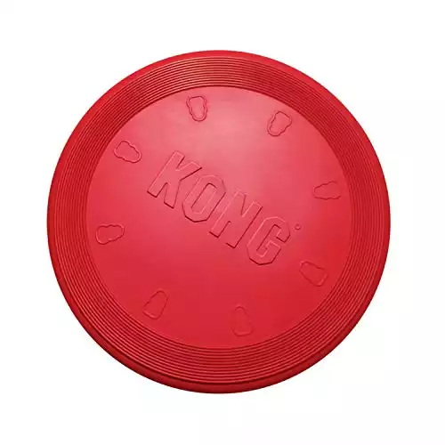 KONG Flyer - Durable Rubber Flying Disc Dog Toy