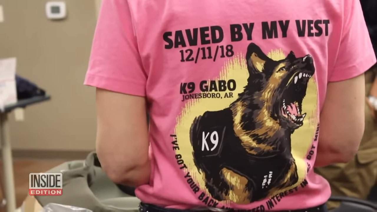 tshirt with german shepherd dog picture