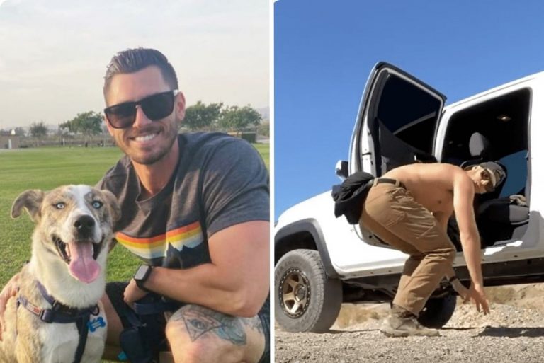 the owner of a rescue dog