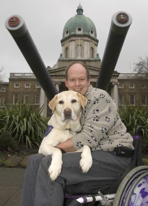 Photo of Endal, service dog ambassador