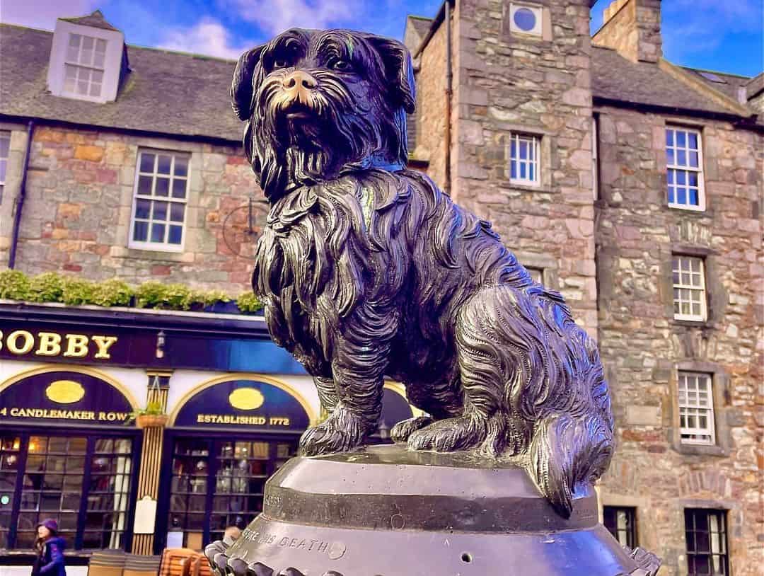 statue of Greyfriars Bobby, the most loyal dog