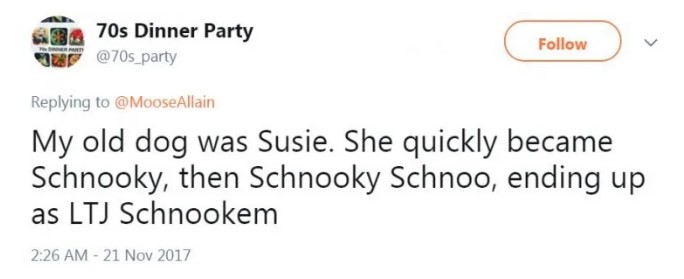Wow, Susie’s such an innovative name!