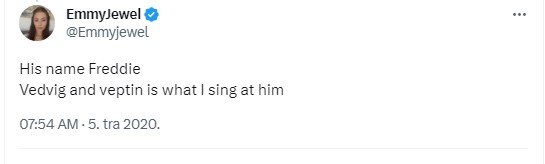 Yeah, because Vedvig…