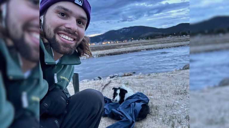 hiker and lost dog