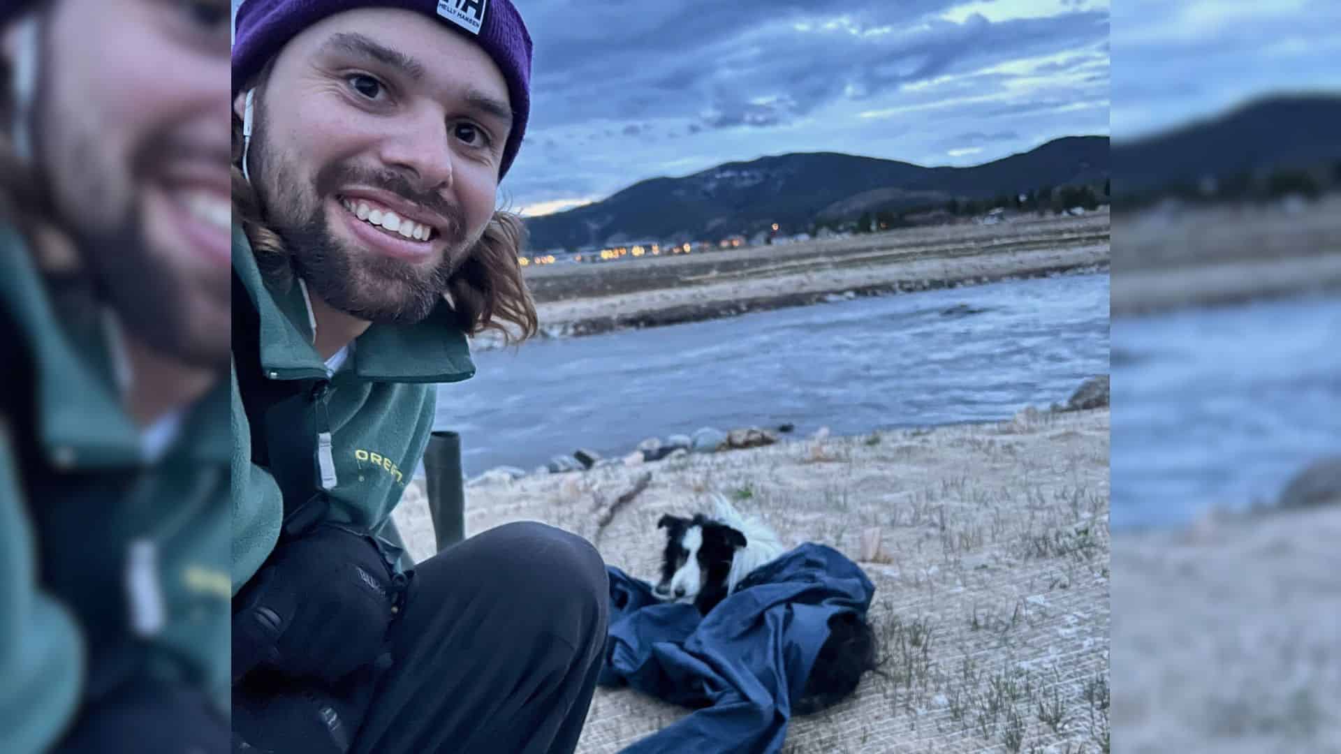 hiker and lost dog